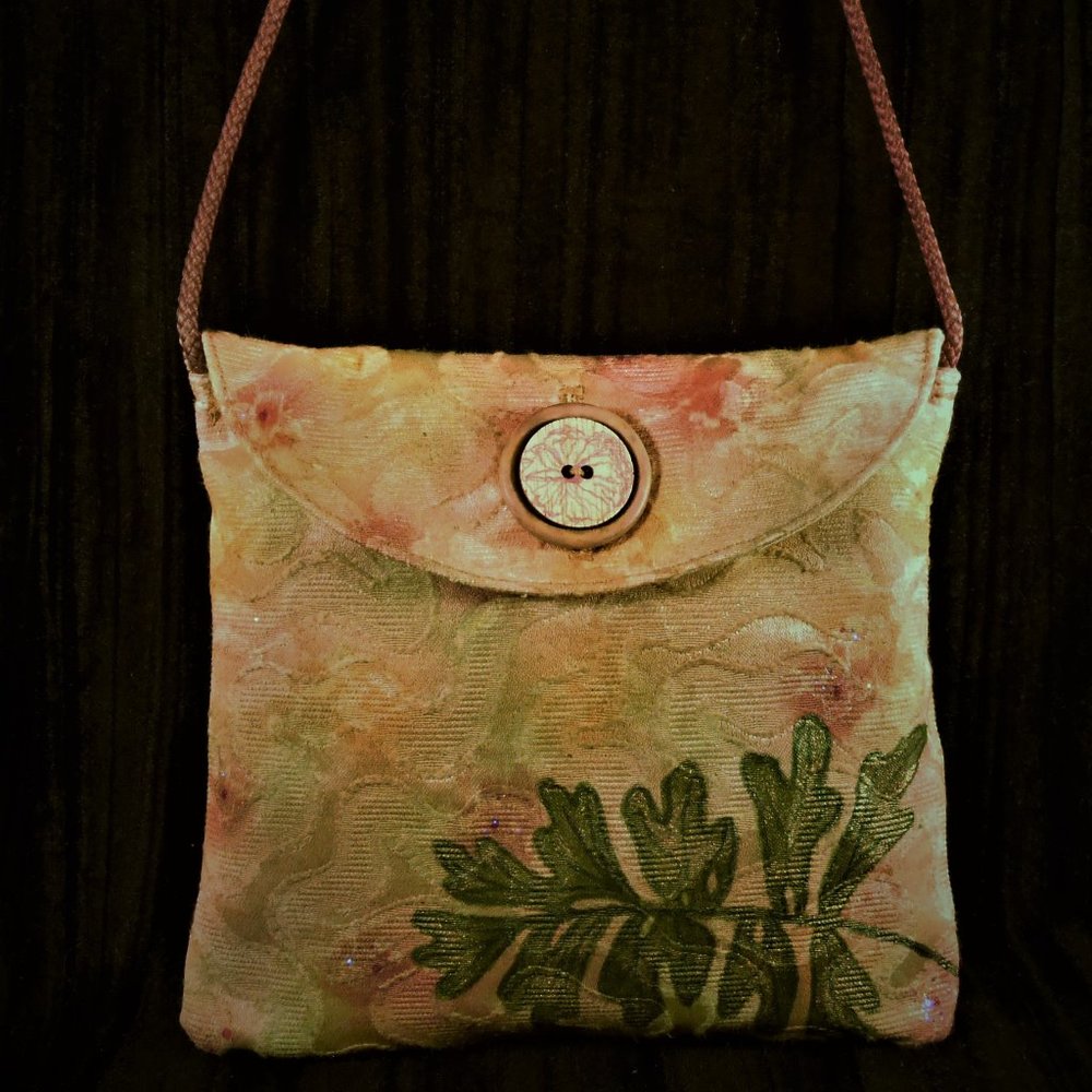 Handcrafted & painted small purse